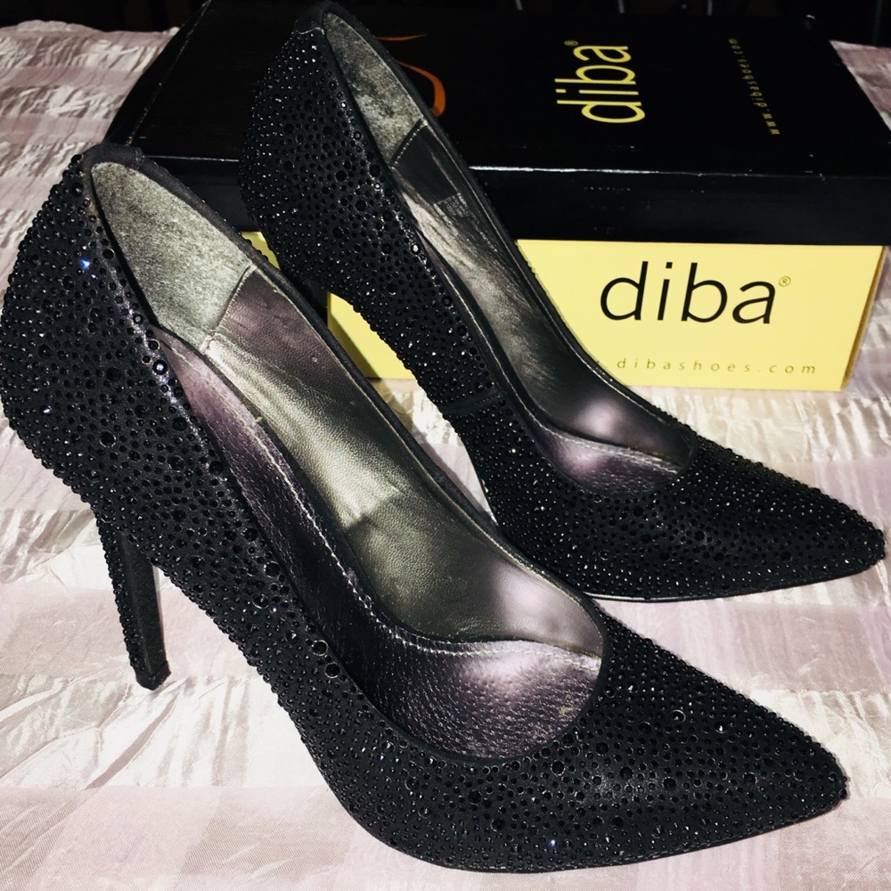 🖤💎🖤💎 Diba Bling Heels 💎🖤💎🖤